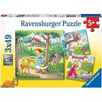 Ravensburger - Puzzle 3x49 favole (080519) Ravensburger - Puzzle 3x49 favole (080519)