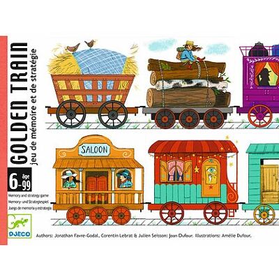 Djeco - Golden Train - gioco di carte (DJ05084) Djeco - Golden Train - gioco di carte (DJ05084)