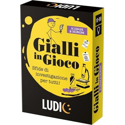 Ludic - Gialli in Gioco Scienza & Crimine - Gioco da tavolo Ludic - Gialli in Gioco Scienza & Crimine - Gioco da tavolo