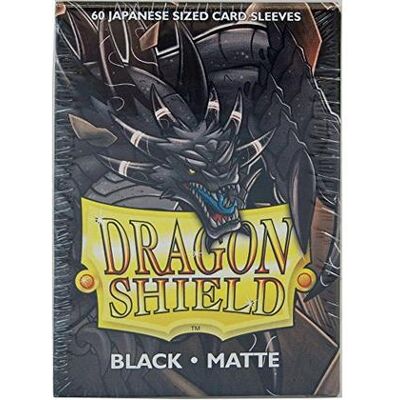Dragon Shield - 60 Bustine Japanese Matte Black Dragon Shield - 60 Bustine Japanese Matte Black