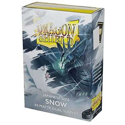 Dragon Shield - 60 Bustine Japanese - Matte Dual - Snow (At-15105) Dragon Shield - 60 Bustine Japanese - Matte Dual - Snow (At-15105)
