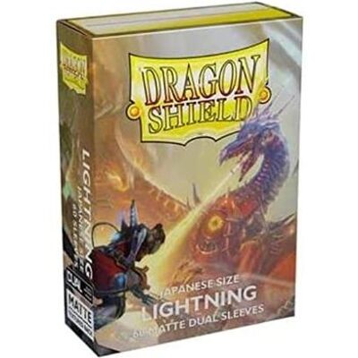 Dragon Shield - At-15147 - 60 Bustine Japanese - Matte Dual - Lightni Dragon Shield - At-15147 - 60 Bustine Japanese - Matte Dual - Lightni