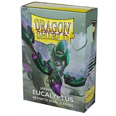 Dragon Shield - At-15149 - 60 Bustine Japanese - Matte Dual - Eucalyp Dragon Shield - At-15149 - 60 Bustine Japanese - Matte Dual - Eucalyp