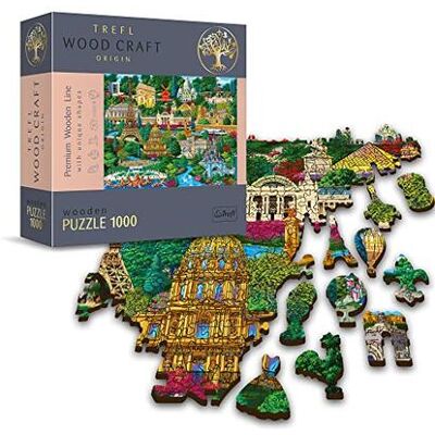 Trefl - Puzzle 1000 - France - Famous Places Trefl - Puzzle 1000 - France - Famous Places