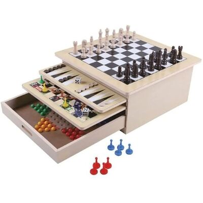 Sport One - Table Game 10 In 1 – Set 10 giochi da tavolo in 1 (706205 Sport One - Table Game 10 In 1 – Set 10 giochi da tavolo in 1 (706205