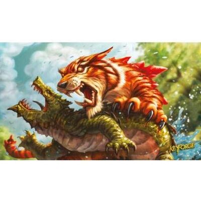 Asmodee - Keyforge - playmat selvaggi - tigre possente Asmodee - Keyforge - playmat selvaggi - tigre possente