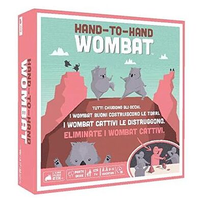 Exploding Kittens Hand to Hand Wombat - Gioco da tavolo famigliare Exploding Kittens Hand to Hand Wombat - Gioco da tavolo famigliare