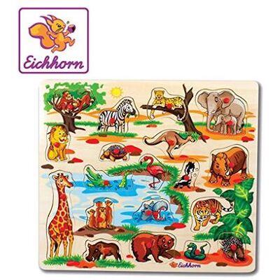 Eichhorn Puzzle - Puzzle educativo di forme - 40x35cm - Puzzle Eichhorn Puzzle - Puzzle educativo di forme - 40x35cm - Puzzle