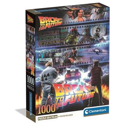 Clementoni - Puzzle 1000 Pz Cult Movies - Back To The Future (37513) Clementoni - Puzzle 1000 Pz Cult Movies - Back To The Future (37513)
