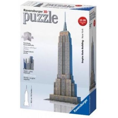 Ravensburger - Empire State Building - 42 cm - 216 pezzi (12553) Ravensburger - Empire State Building - 42 cm - 216 pezzi (12553)