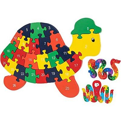 Globo - Sir Wood Puzzle Legno 26 pz - articolo assortito 1 pz (40592) Globo - Sir Wood Puzzle Legno 26 pz - articolo assortito 1 pz (40592)