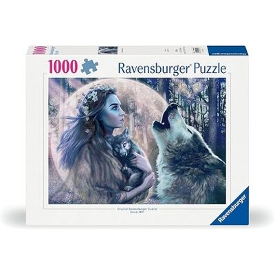 Ravensburger - Notte di luna piena - Puzzle 1000 pezzi - Illustrati (1 Ravensburger - Notte di luna piena - Puzzle 1000 pezzi - Illustrati (1