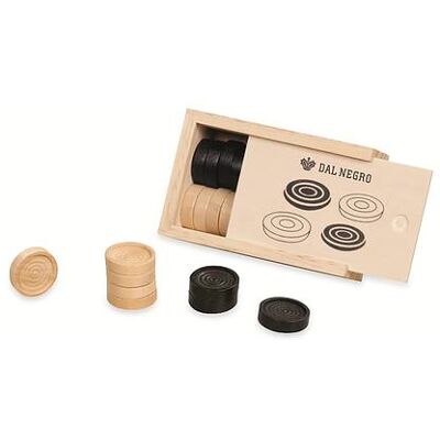 Dal Negro - Set Pedine Dama 28 mm (002690) Dal Negro - Set Pedine Dama 28 mm (002690)