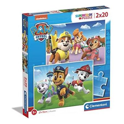 Clementoni - Paw Patrol Puzzle 2 x 60 pezzi (24800) Clementoni - Paw Patrol Puzzle 2 x 60 pezzi (24800)