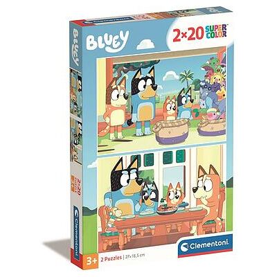 Clementoni - Bluey 2x20 pz (24807) Clementoni - Bluey 2x20 pz (24807)