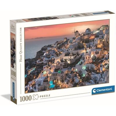 Clementoni - Puzzle 1000 pz – Shades of Santorini (39885) Clementoni - Puzzle 1000 pz – Shades of Santorini (39885)