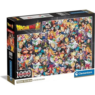Clementoni - Puzzle 1000 pz Impossible - Dragon Ball (39918) Clementoni - Puzzle 1000 pz Impossible - Dragon Ball (39918)