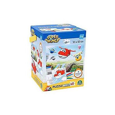 Giochi Preziosi - Super Wings Puzzle 48 pezzi + Colori (UPW23000) Giochi Preziosi - Super Wings Puzzle 48 pezzi + Colori (UPW23000)