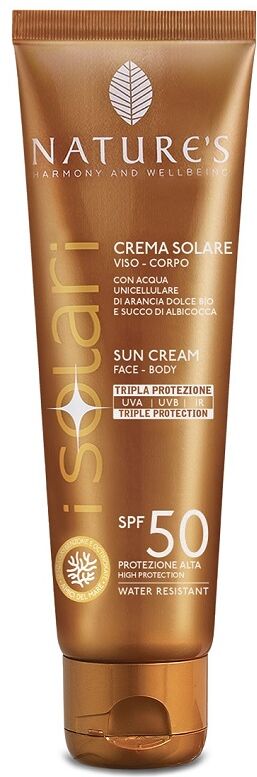 bios line spa nature's i solari crema viso corpo spf 50 75 ml edizione limitata travel size