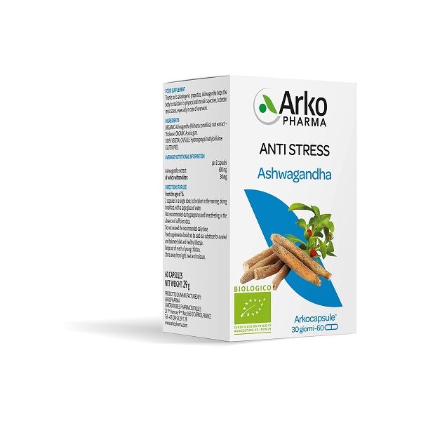 arkofarm srl arkocps ashwagandha bio 60 capsule