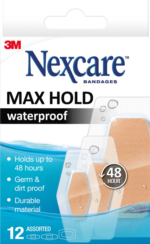 3m cerotto nexcare bambini maxhold waterproof 12 pezzi