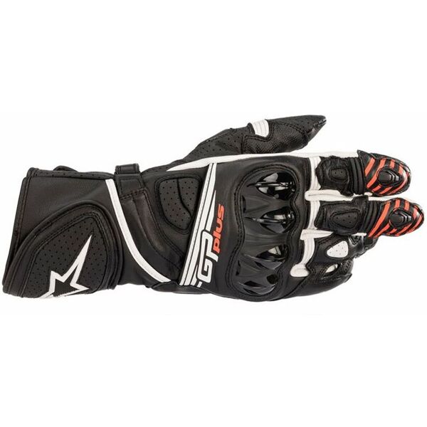 guanti gp plus r v2 alpinestars nero / bianco