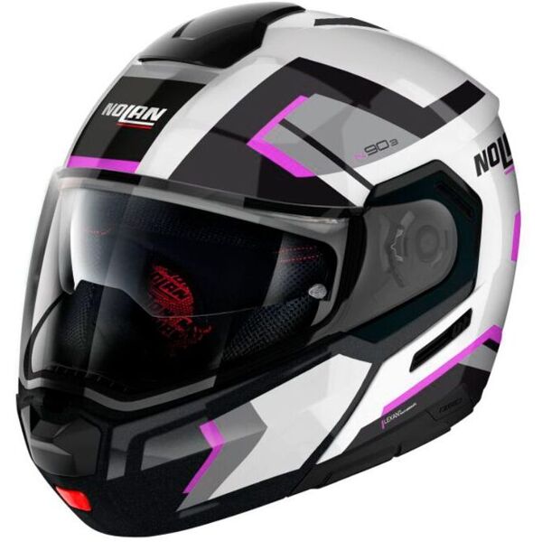 casco modulare nolan n90-3 lighthouse n-com 049