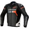 Giacca pelle Gp Force Alpinestars nero / Bianco / Rosso Fluo