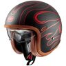 Casco Jet Premier Vintage Platinum Edizione Carbon Fr Red Chromed Ece 22-06