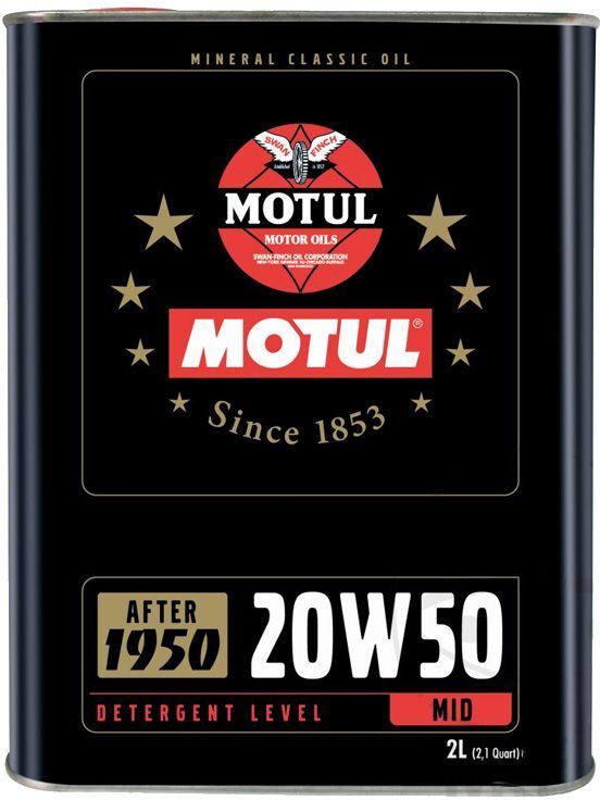 Olio Motore Minerale Motul Classic 20w 50 2lt