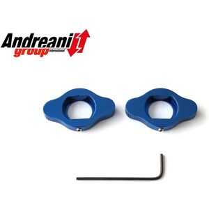 Andreani Coppia Tappi Regolazione Precarico Ghiere Forcella Fresata 14mm