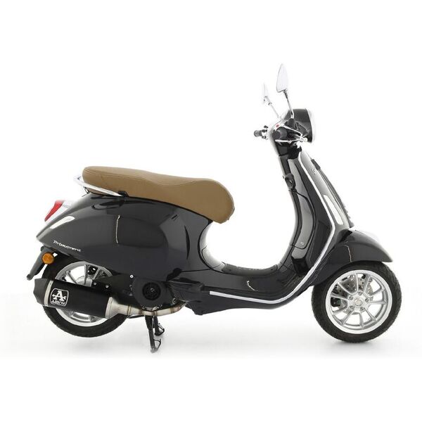 silenziatore urban arrow alluminio carbonio omologato vespa primavera 125 3v 2021