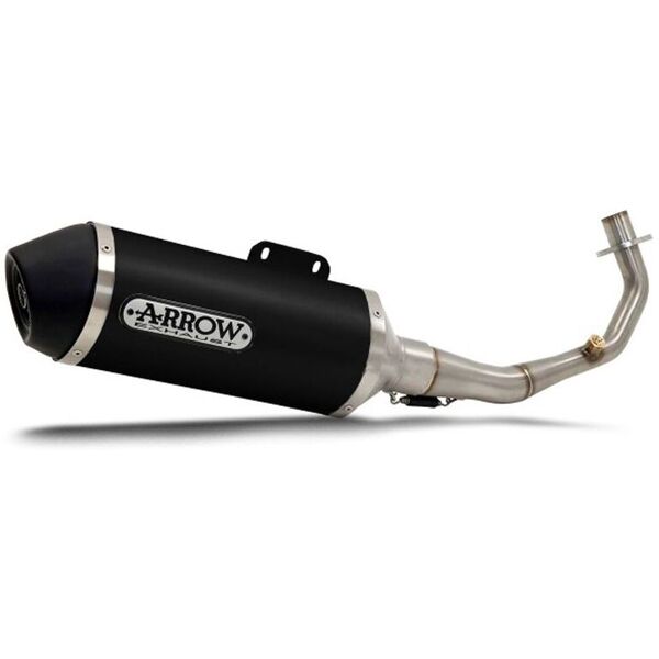 silenziatore urban arrow alluminio scuro omologato honda sh 150 2020-2022