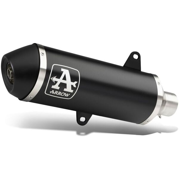 silenziatore urban arrow alluminio scuro omologato honda forza 350 2021-2023