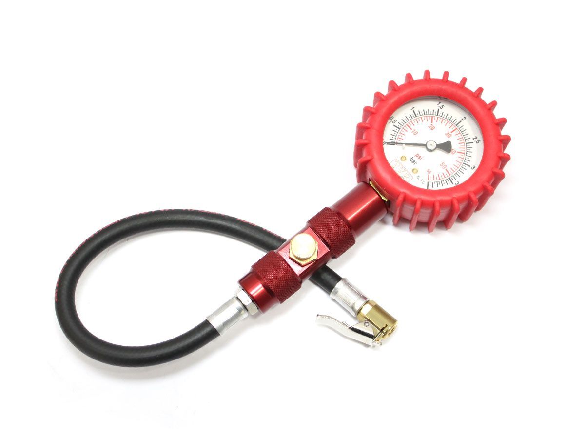 manometro verifica pressione pneumatici tvr 63mm 0-4 bar