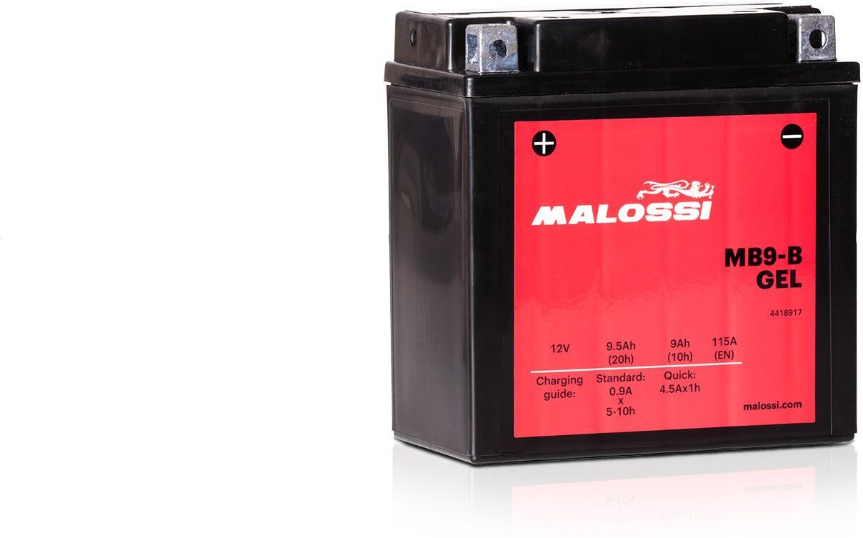 batteria malossi mb9-b gel malossi aprilia sr street 50 2t lc euro 2