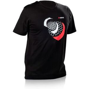 T-Shirt Uomo Nera Ufficiale Akrapovic Linea Corpo Con Logo