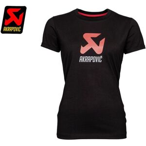 T-Shirt Donna Nera Ufficiale Akrapovic