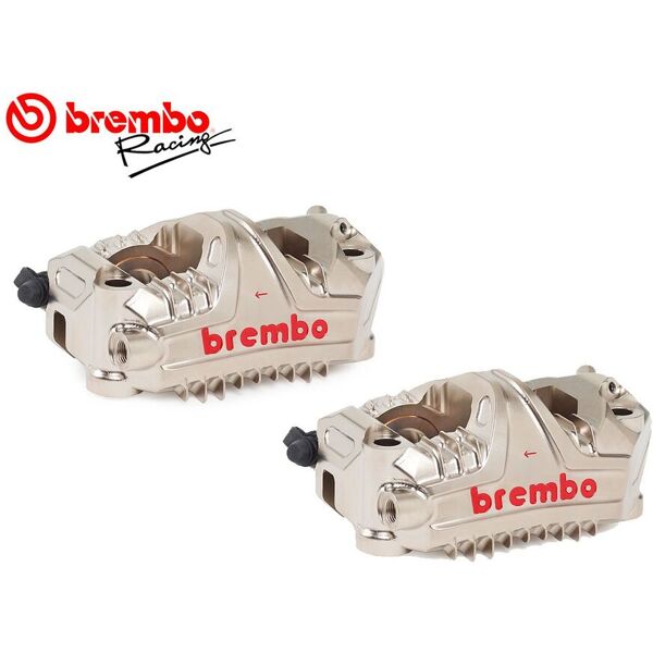 gp4-lm coppia pinze freno radiali brembo racing 108mm monoblocco cnc p4 32/36 endurance