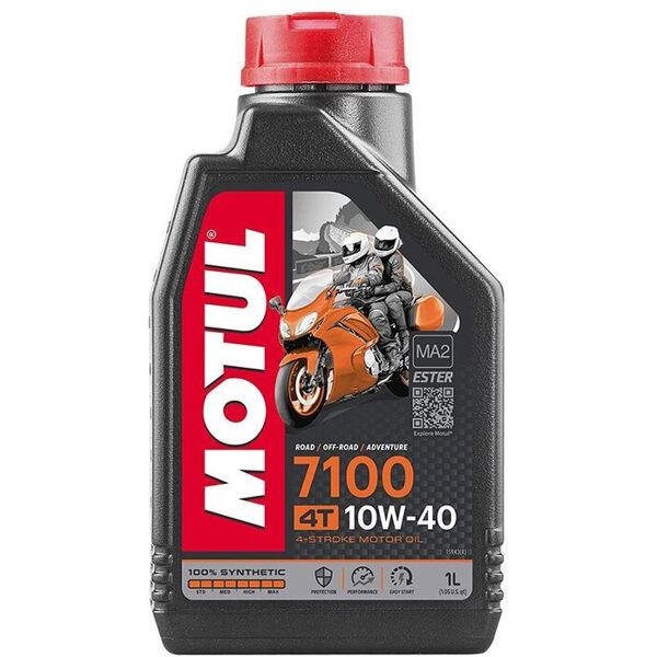 olio motore moto 4t motul 7100 10w40 1lt