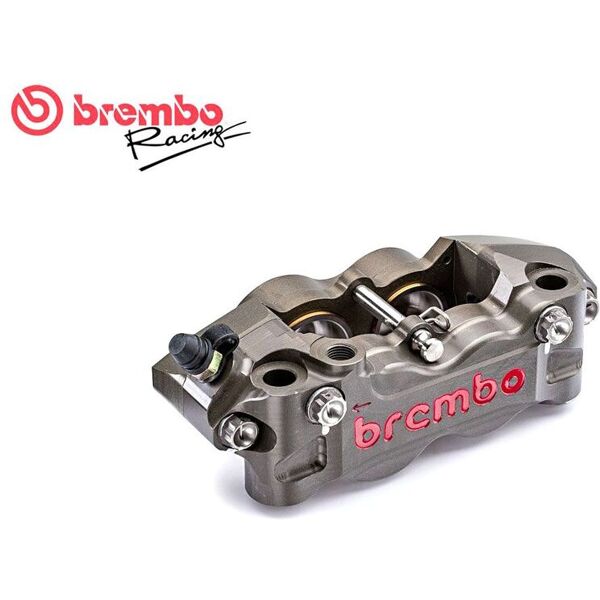 pinza freno radiale anteriore destra brembo racing 108mm alluminio p4 32/36