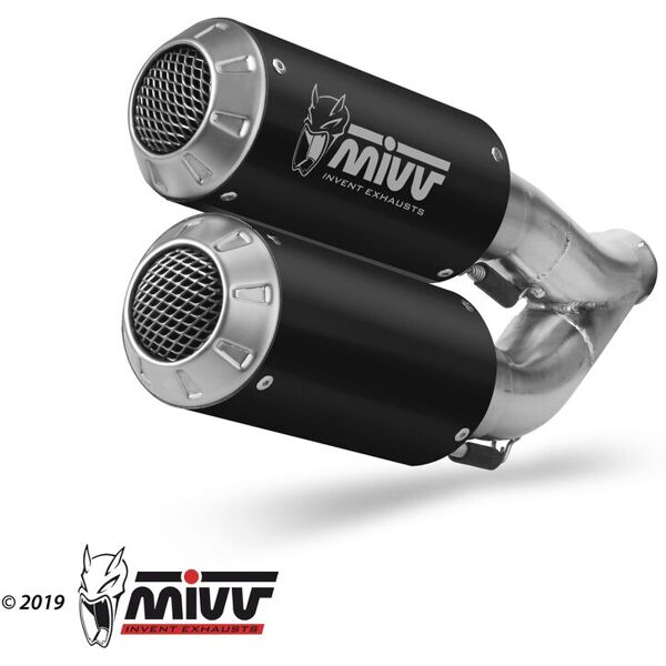 terminale mivv mk3 2 slip-on inox nero ktm super duke 1290 2014-2016