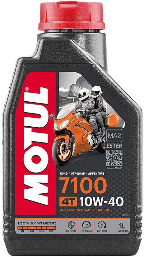 olio motore moto 4t motul 7100 10w40 1lt