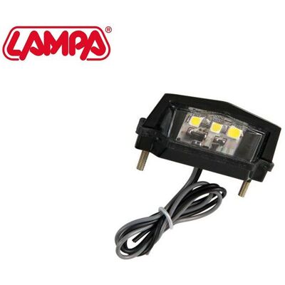 Lampa Luce Targa 3 Led Bianco 90166 Omologata Universale Lampa Luce Targa 3 Led Bianco 90166 Omologata Universale