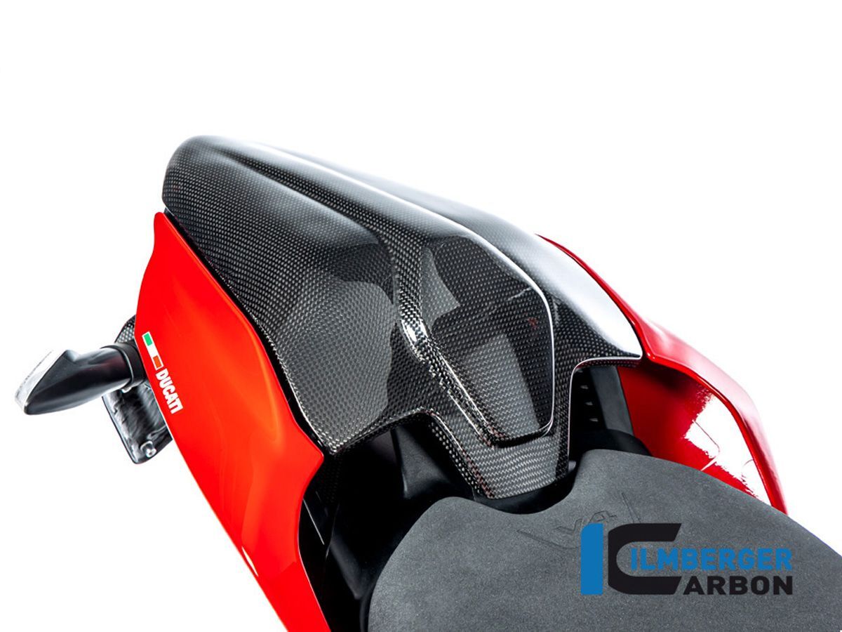 Ilmberger Carbonparts Cover Sedile Passeggero Carbonio Lucido Ilmberger Ducati Streetfighter V4 / S 2020-2022