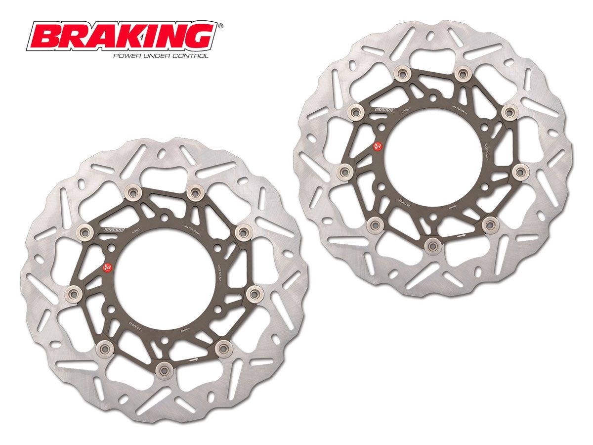 Wk144l Wk144r Dischi Anteriori Braking Sk2 Ktm Super Duke Gt Abs 1290 2016-2017