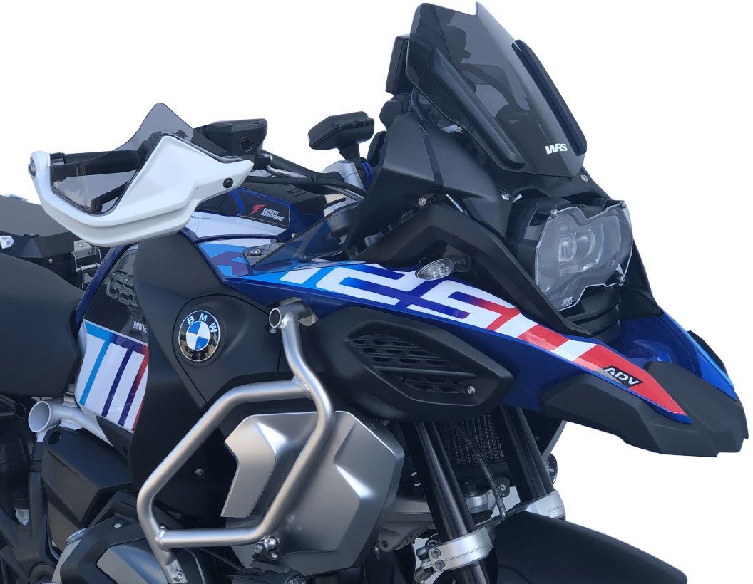 Wrs Kit Cupolino Rallye Fume Wrs + Deflettore Centrale Bmw R 1200 Gs / Adv 2013-2018