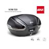 V47nnt Bauletto Moto Givi Monokey Carbon Look 47lt Luci Fume'