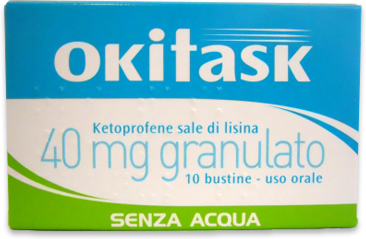 Dompe' Farmaceutici "Okitask 40mg Granulato 10 Bustine"