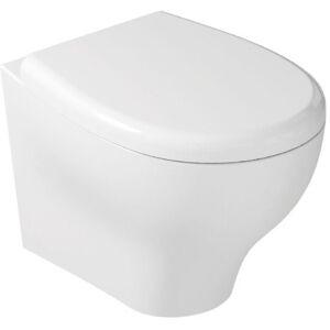 Galassia EDEN VASO WC SOSPESO IN CERAMICA BIANCO 36X53 CM. CON SCARICO A PARETE 7215